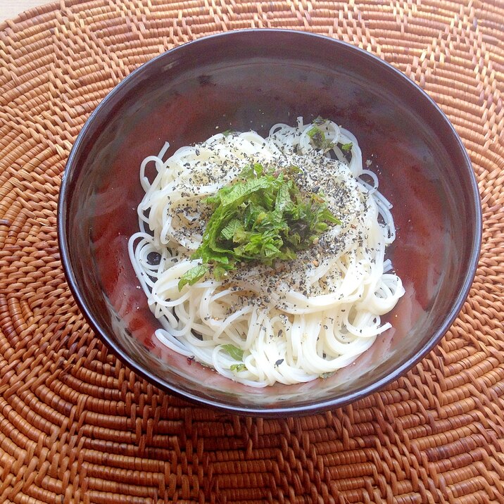 手間いらず！そうめんの新しい食べ方♪